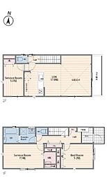 3号棟逗子市新築戸建　納戸　2台駐車可　WIC