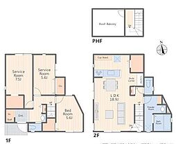 2号棟逗子市新築戸建 WIC SIC 駅徒5分