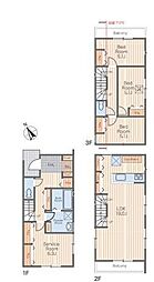 3号棟中区新築戸建　LDK19帖　2台駐車可　SIC