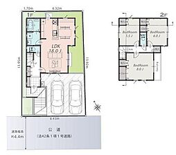 港南区新築戸建 2台駐車可 LDK18帖 床暖房
