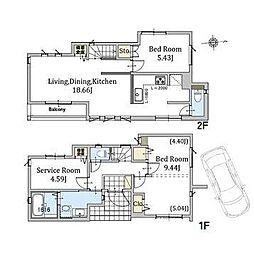 1号棟緑区新築戸建 納戸 駅徒8分 LDK18帖以上