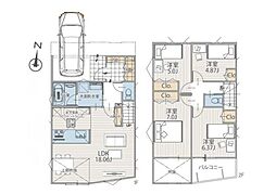1号棟保土ケ谷区新築戸建 LDK18帖以上 吹抜 SIC