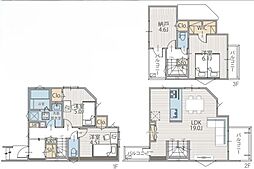 4号棟川崎市新築戸建 LDK19帖 WIC SIC
