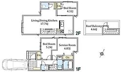 1号棟緑区新築戸建 駅徒7分 ルーバル 納戸