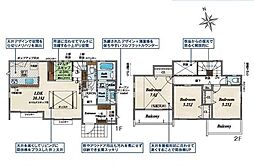 5号棟瀬谷区新築戸建 2台駐車可 LDK19帖 吹抜