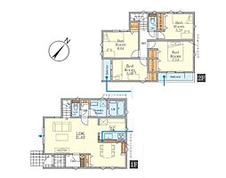 1号棟藤沢市新築戸建 2台駐車可 LDK21帖