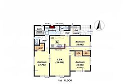 1号棟栄区新築戸建 2台駐車可 全居室6帖以上 WIC