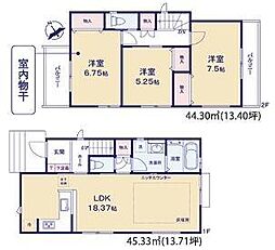 1号棟藤沢市新築戸建 LDK18帖以上 2台駐車可