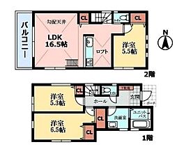 戸塚区新築戸建 閑静な住宅街 ロフト付き