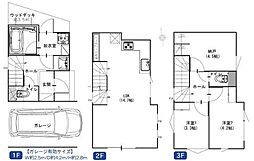 戸塚区新築戸建 ビルトイン車庫 ウッドデッキ