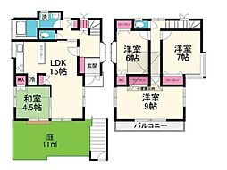神奈川区中古戸建 地下車庫 庭付 陽当り