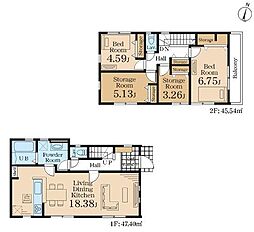 1号棟南区新築戸建 LDK18帖帖以上 納戸