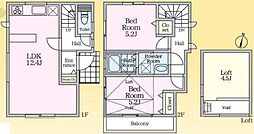 大和市中古戸建 未入居 ロフト付き 吹抜け 都市ガス
