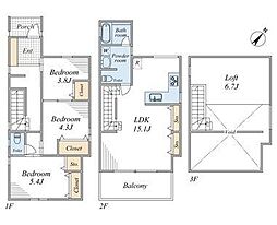 3号棟戸塚区新築戸建 ロフト