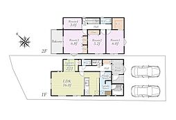 A号棟青葉区新築戸建 2台駐車可 WIC 駅歩9分