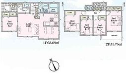 8号棟都筑区新築戸建 パントリー リネン庫