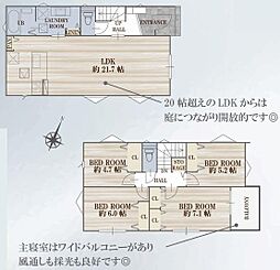 C号棟青葉区新築戸建 LDK21帖以上 2台駐車可