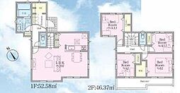 1号棟金沢区新築戸建 3台駐車可 パントリー