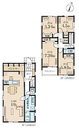 3号棟磯子区新築戸建 LDK19帖以上 パントリー