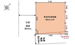 神奈川区売地 建築条件無し 駅歩5分 角地