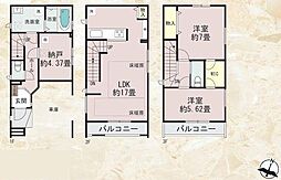 B号棟西区新築戸建 ビルトイン車庫 駅徒歩9分