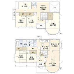 君津市北子安6丁目　中古一戸建て