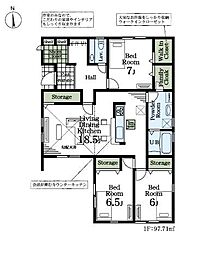 木更津市八幡台6丁目第3　新築一戸建て　3号棟
