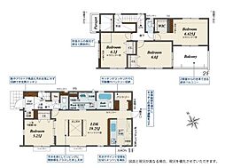袖ケ浦市蔵波台1丁目　1期　新築一戸建て　1号棟