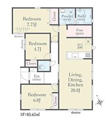 木更津市高柳　新築一戸建て　第1期　25号棟