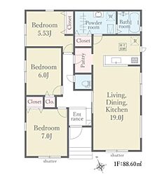 木更津市高柳　新築一戸建て　第1期　24号棟