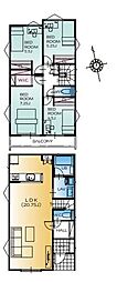 日野市大阪上の新築一戸建て・全3棟・2号棟