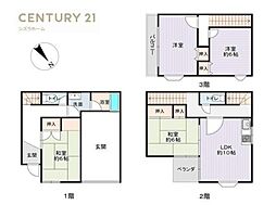大阪市住吉区万代5丁目の一戸建て