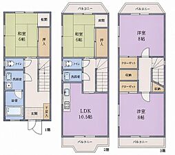 大阪市住吉区万代3丁目の一戸建て