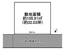 加古川市加古川町河原の土地