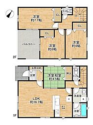 加古川市別府町新野辺北町５丁目の一戸建て