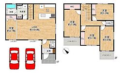 加古川市野口町北野12期2号棟　新築戸建