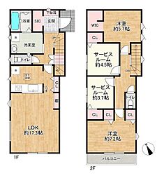 播磨町二子25-1期3号棟　新築戸建