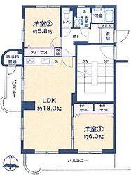 リノベ済　貝取団地4−1−2号棟