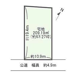 売地　江南区諏訪3丁目