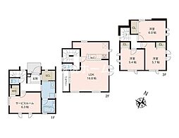 新築戸建　中央区米山6丁目　テイラーハウス