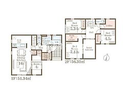 1号棟　新発田市住吉町5丁目　第2　リーブルガーデン
