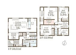 1号棟　新発田市豊町2丁目　第5　リーブルガーデン