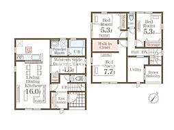 1号棟　西区五十嵐中島5丁目　第5　リーブルガーデン