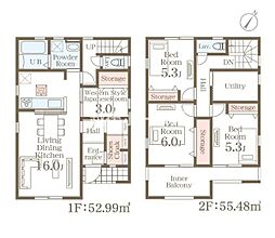2号棟　西区五十嵐中島5丁目　第5　リーブルガーデン