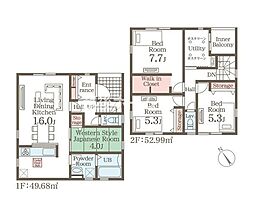 3号棟 新発田市諏訪町3丁目 第1 リーブルガーデン