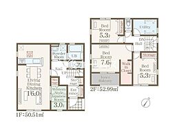 2号棟　西区五十嵐中島2丁目　第6　リーブルガーデン