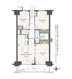 ダイアパレスシアース万代　東棟