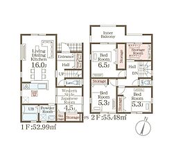 2号棟　西区坂井東6丁目　第1　リーブルガーデン