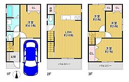 東大阪市吉田本町3丁目　中古戸建