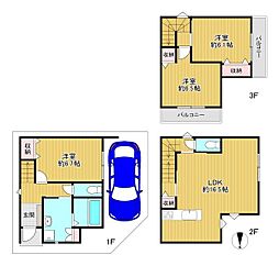 東大阪市永和3丁目C号地　新築戸建